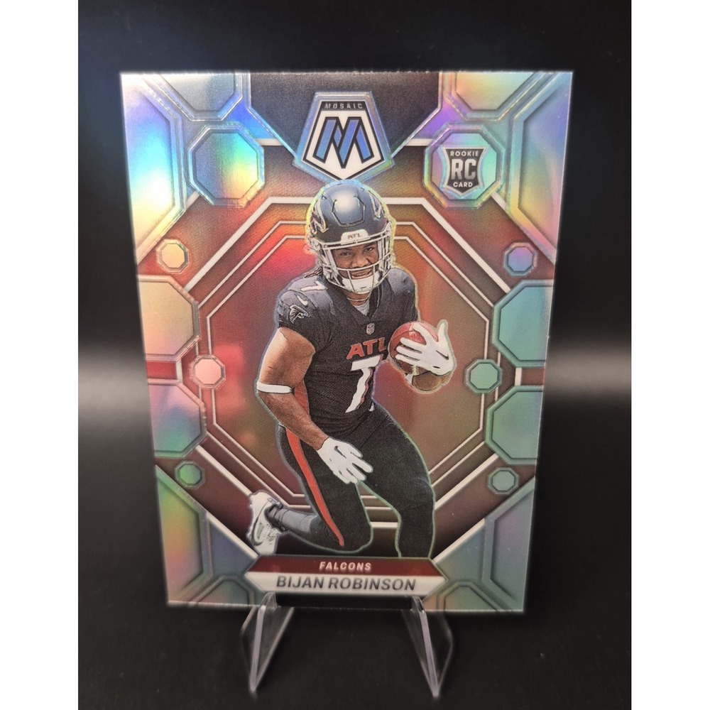 023 Panini Mosaic Rookies Bijan Robinson #284 Silver Prizm (RC) Atlanta Falcons